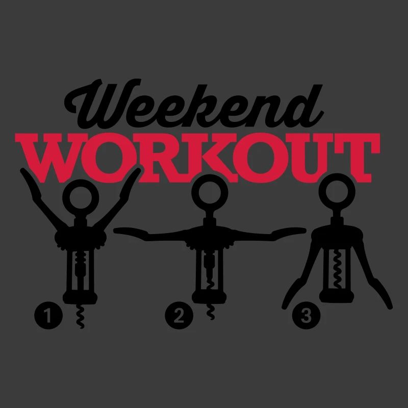 Weekend workout corkscrew