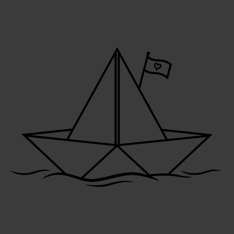 Papierboot Papierschiff