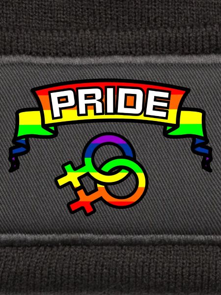 Regenbogen-Lesben stolzes Logo 2