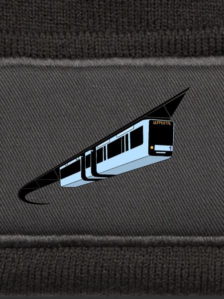 Wuppertal Schwebebahn bunt