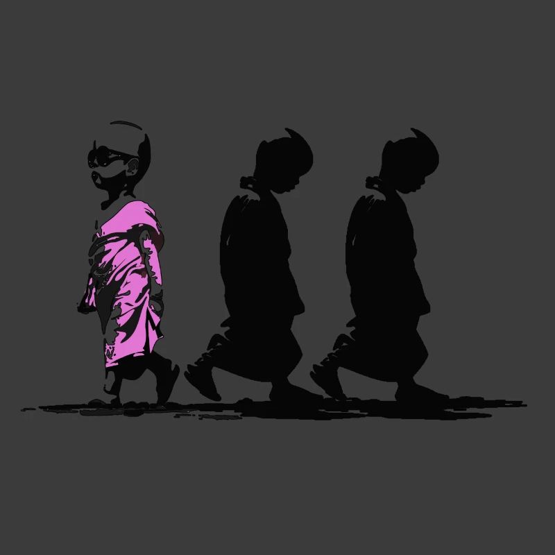 Neonpfad der Stille, sei anders