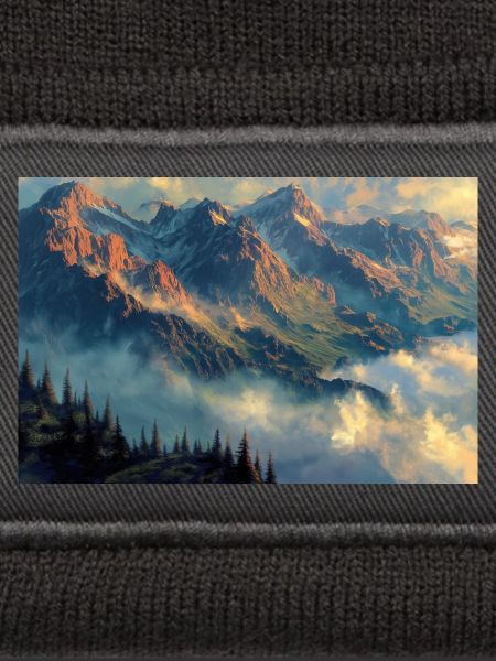 Berglandschaft Illustration Poster
