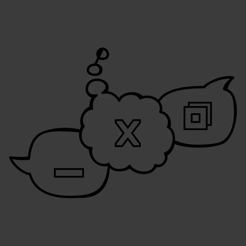 Computer speech bubbles