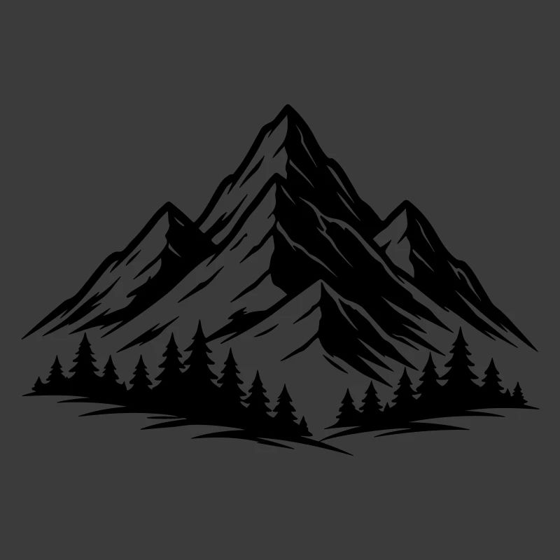 Mountains Forest Landscape