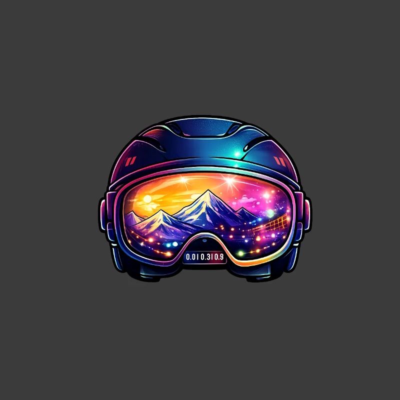 Farbiger Helm