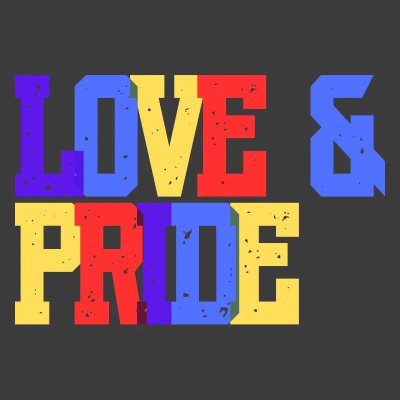 Liebe und Pride Regenbogen