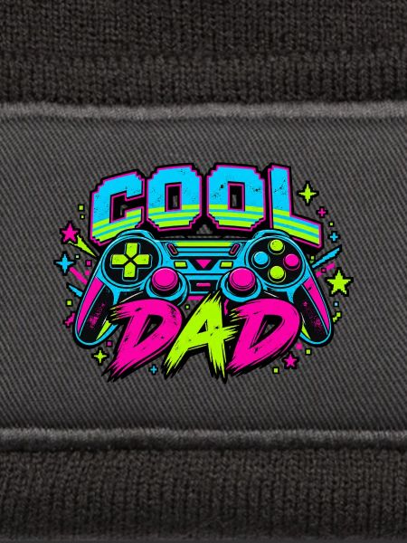 Retro Papa Neon Gaming
