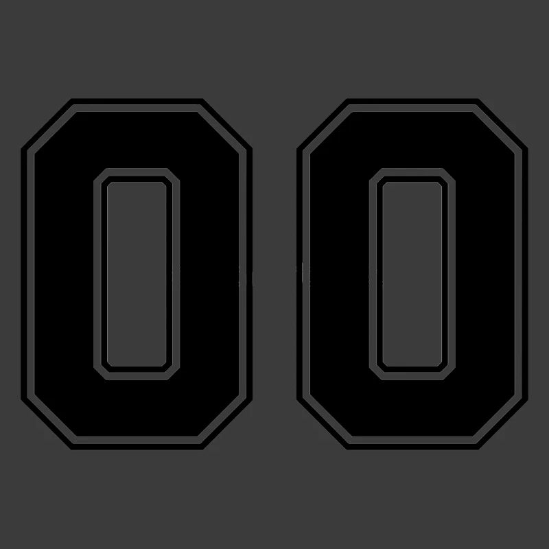 Zahl Null 00