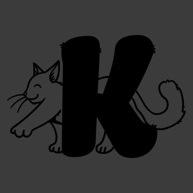 Lettre K chat