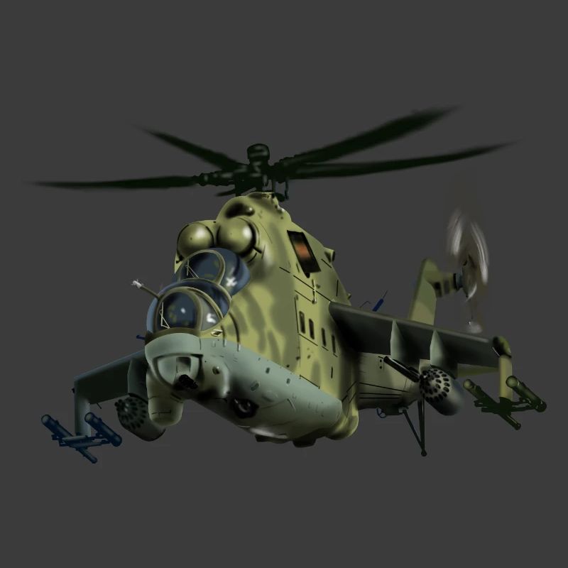 Kampfflugzeug Tarnmuster Helikopter
