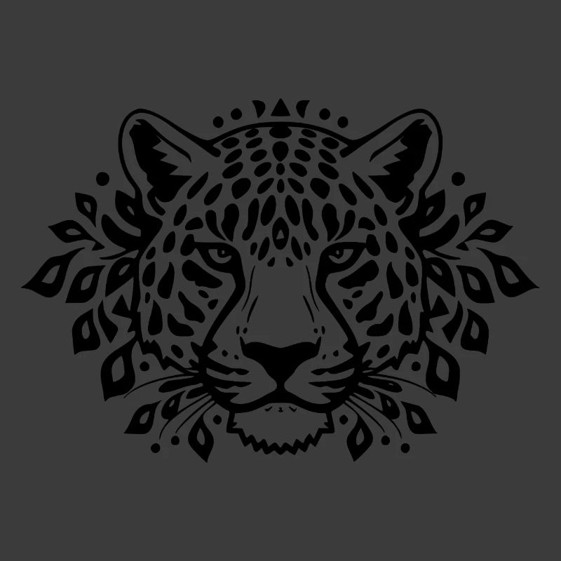 Leopard schwarz schwarzer Leopard 