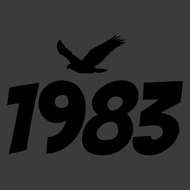 Graphisme Eagle vintage 1983