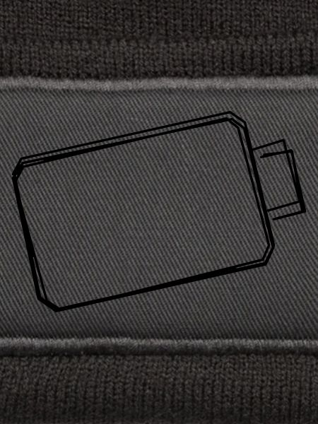 Batterie handgezeichnet