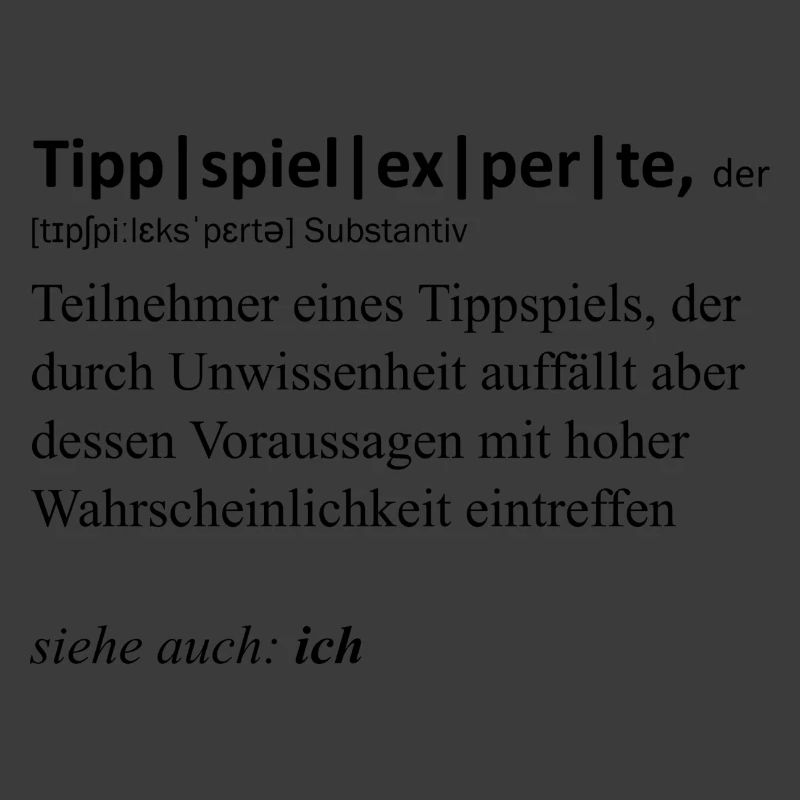 Tippspielexperte, der