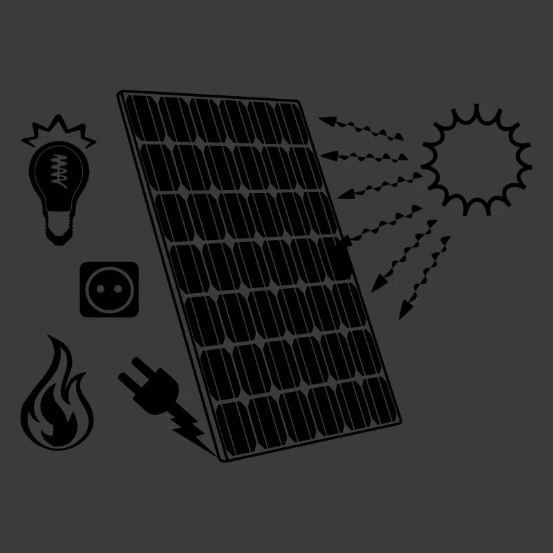 Solar panel with solar energy
