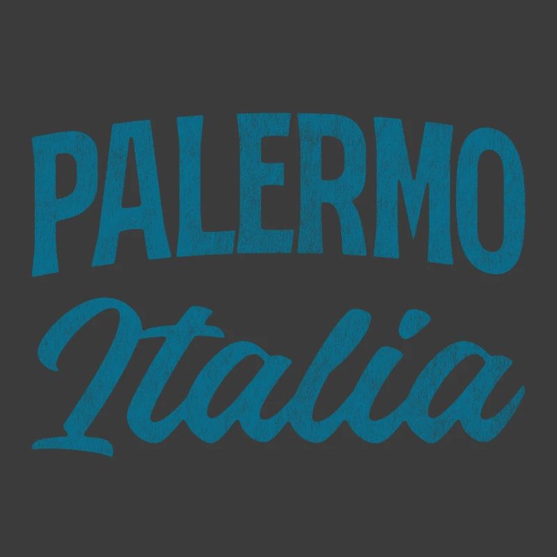 Palermo Italia Script Logo