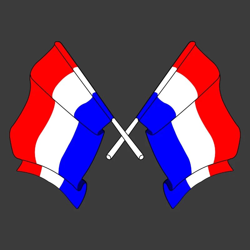 Two flags Netherlands