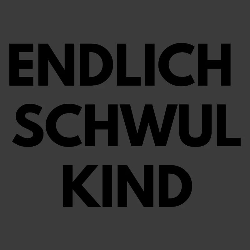 Endlich Schwul Kind