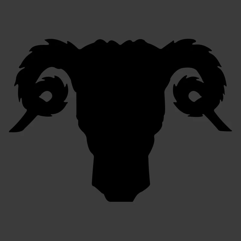 Bock- oder Rammkopfschattenbild