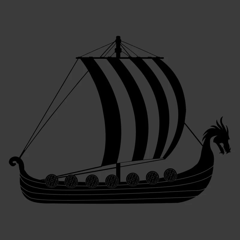 Wikinger-Drachenschiff