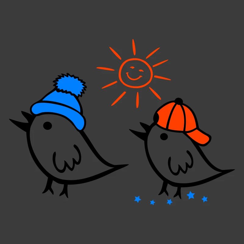 Sparrow, Sun, Spring