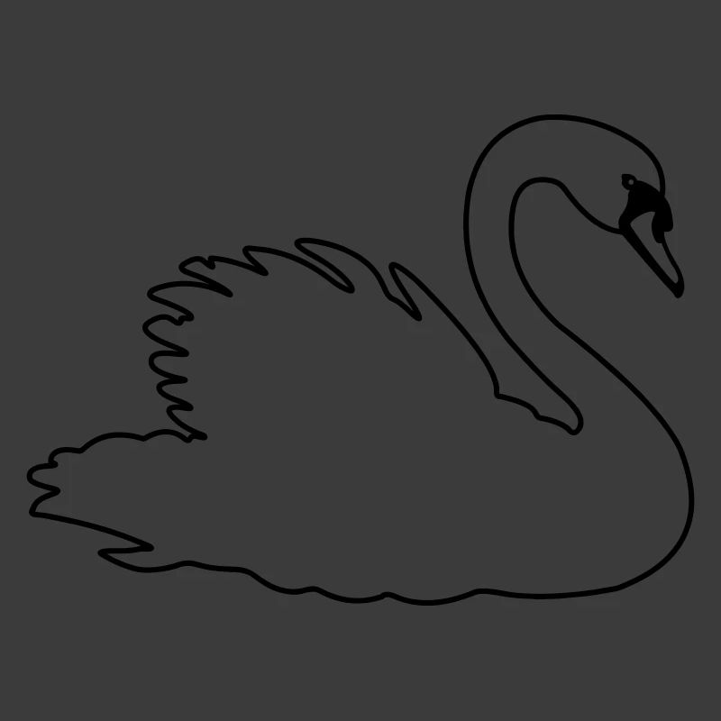 Transparenter Schwan