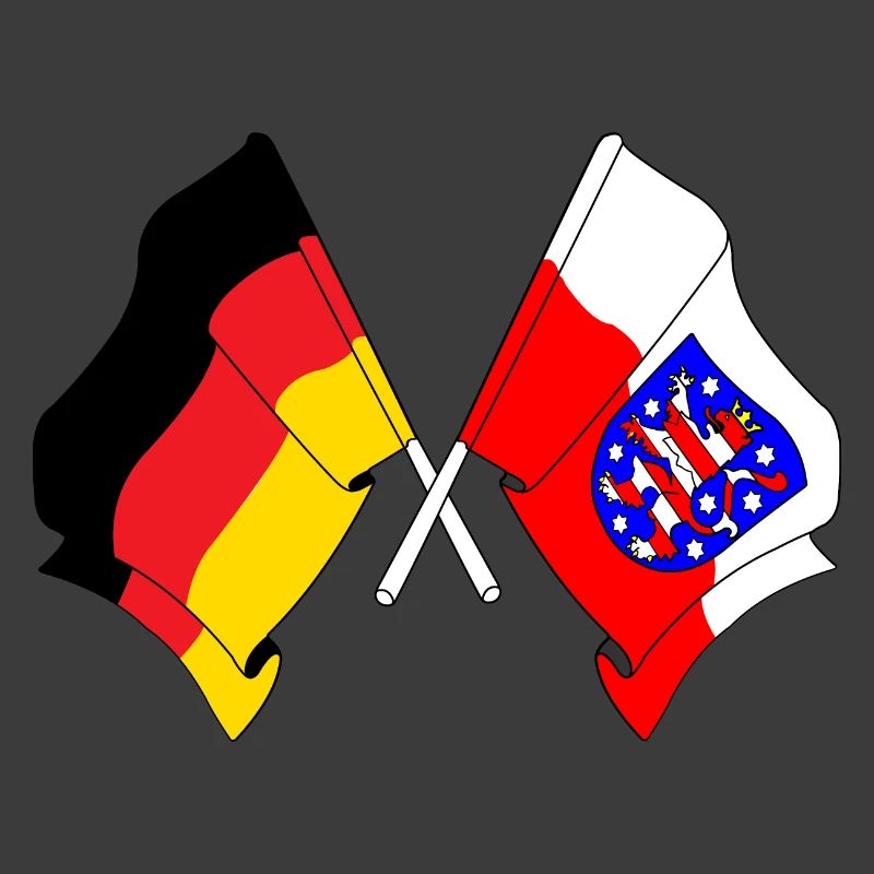 Flag Germany Thuringia