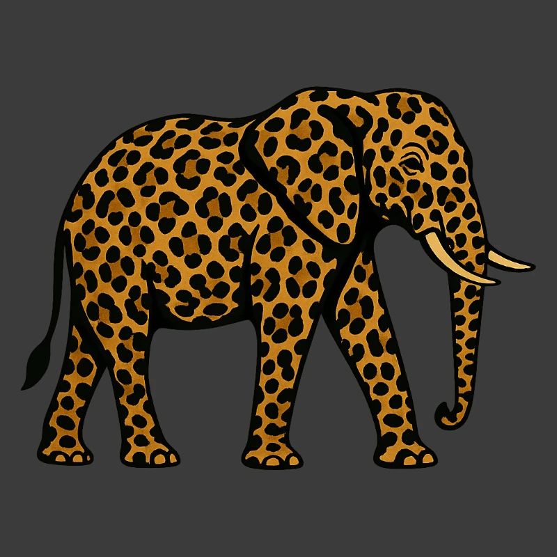 Leopard Elephant Pattern