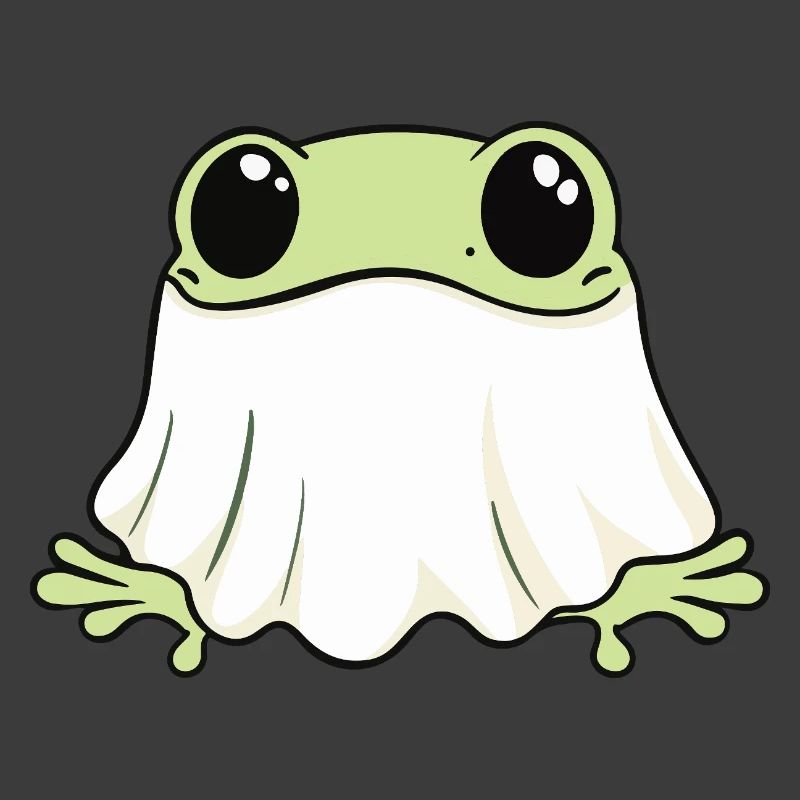 Frog Halloween Ghost