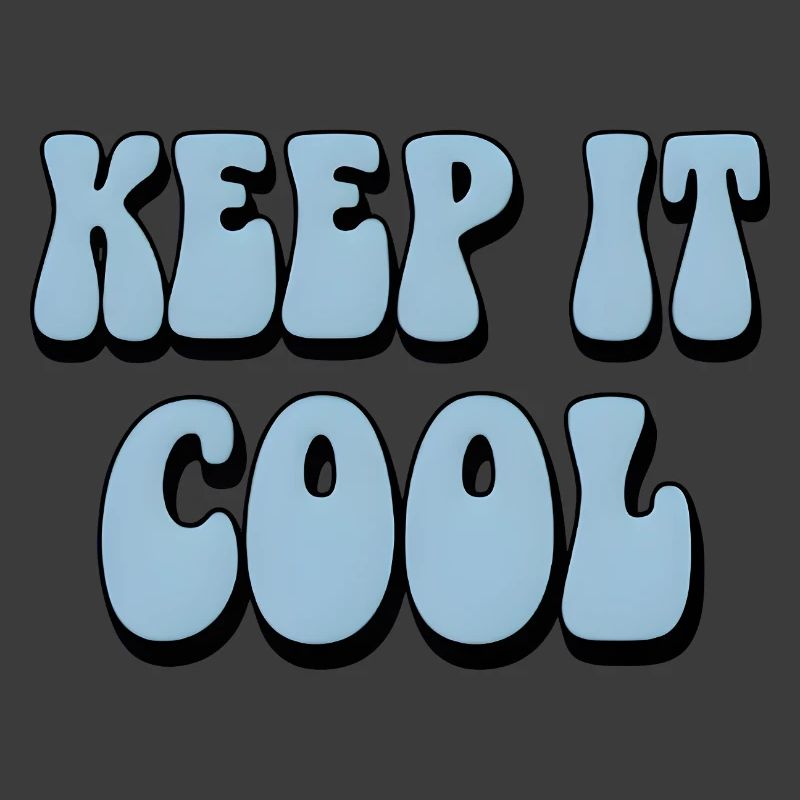 Keep It Cool Bubble Text