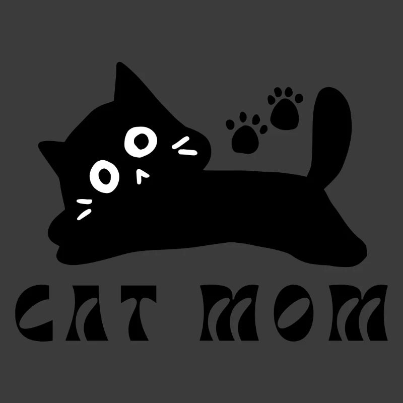 Minimalistisches Katzengesicht