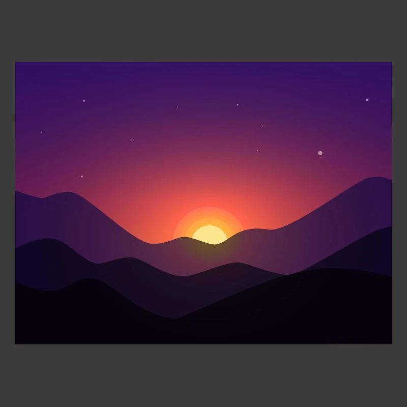 Sunset Mountain im Gefälle