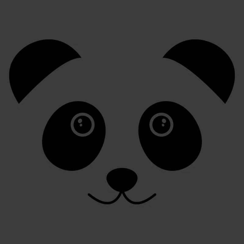 Panda-Gesicht