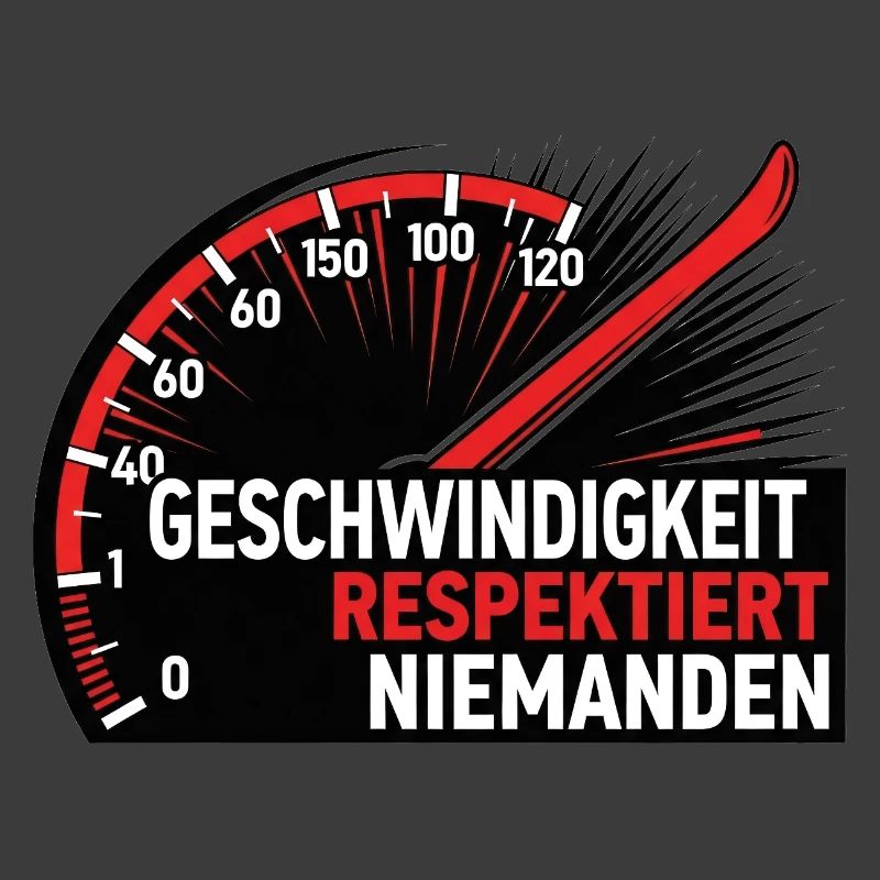 Geschwindigkeit – Auto T-Shirt