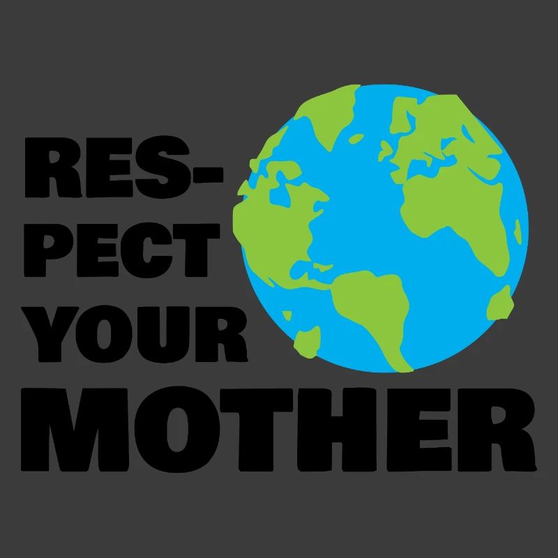 Respectez votre planète mère Globe : Art de conscience écologique