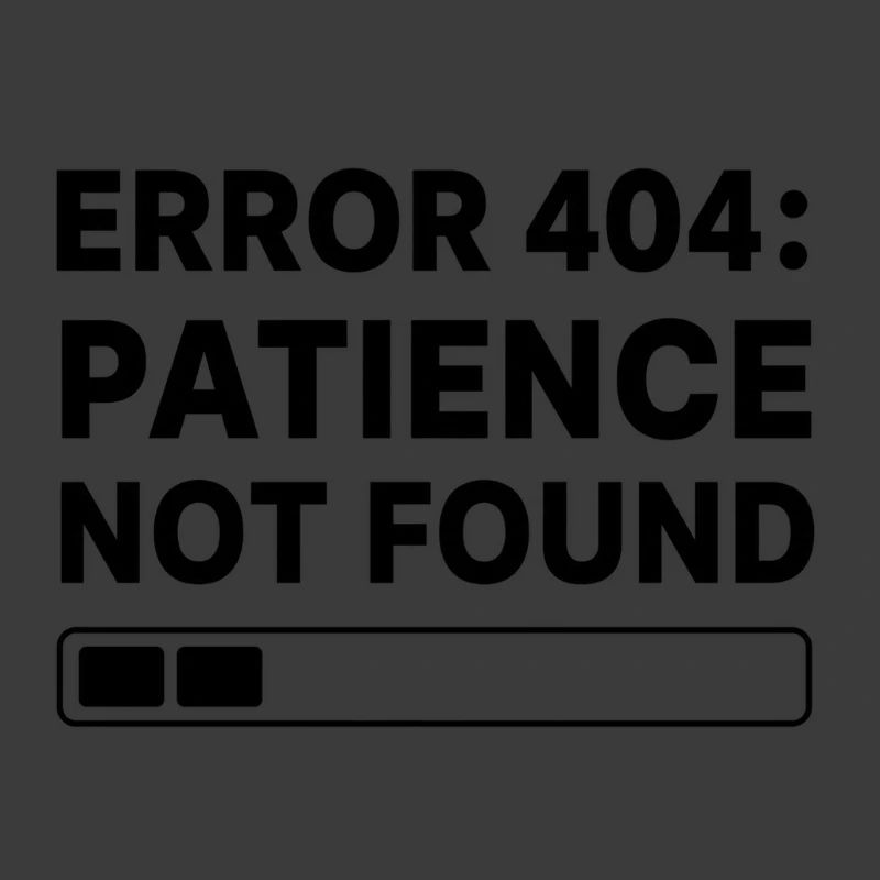 Error 404: Page Not Found Typo Art