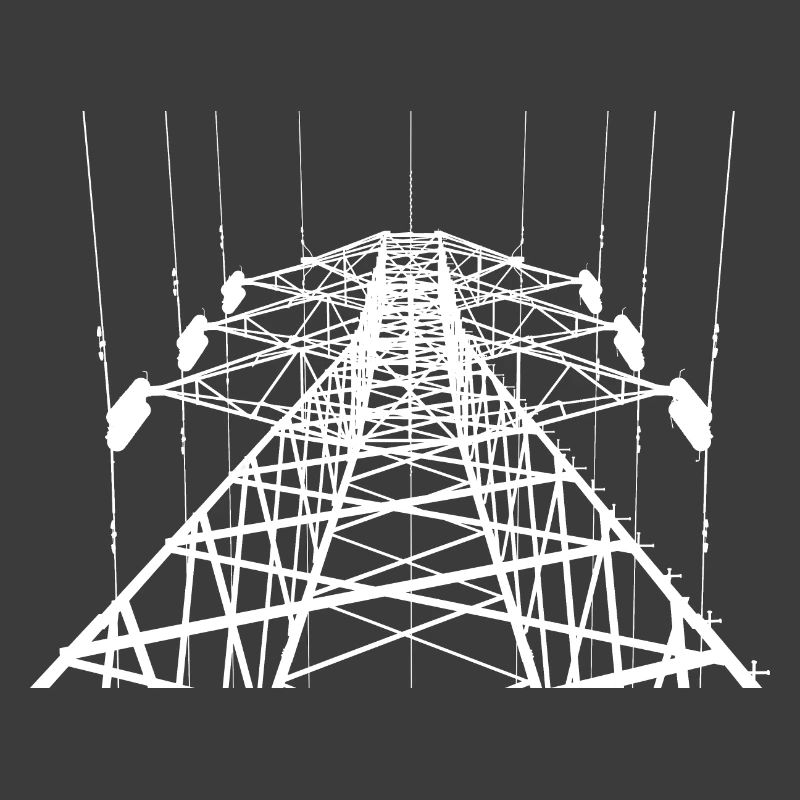 Power pole white