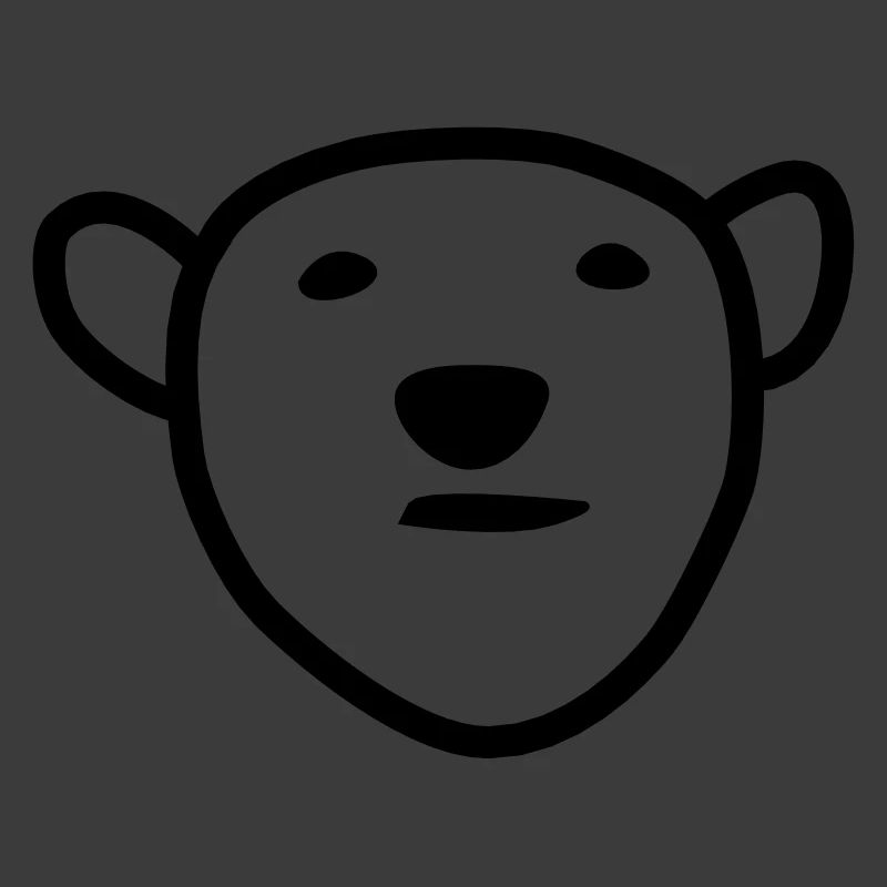 Eisbär Kopf