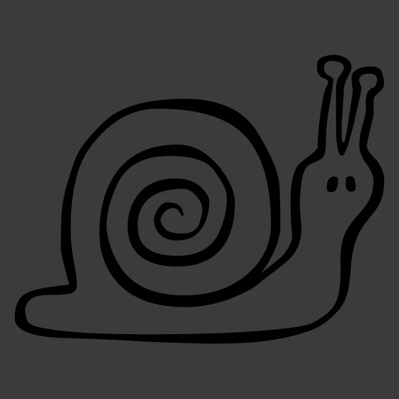 Handgezeichnete Schnecke