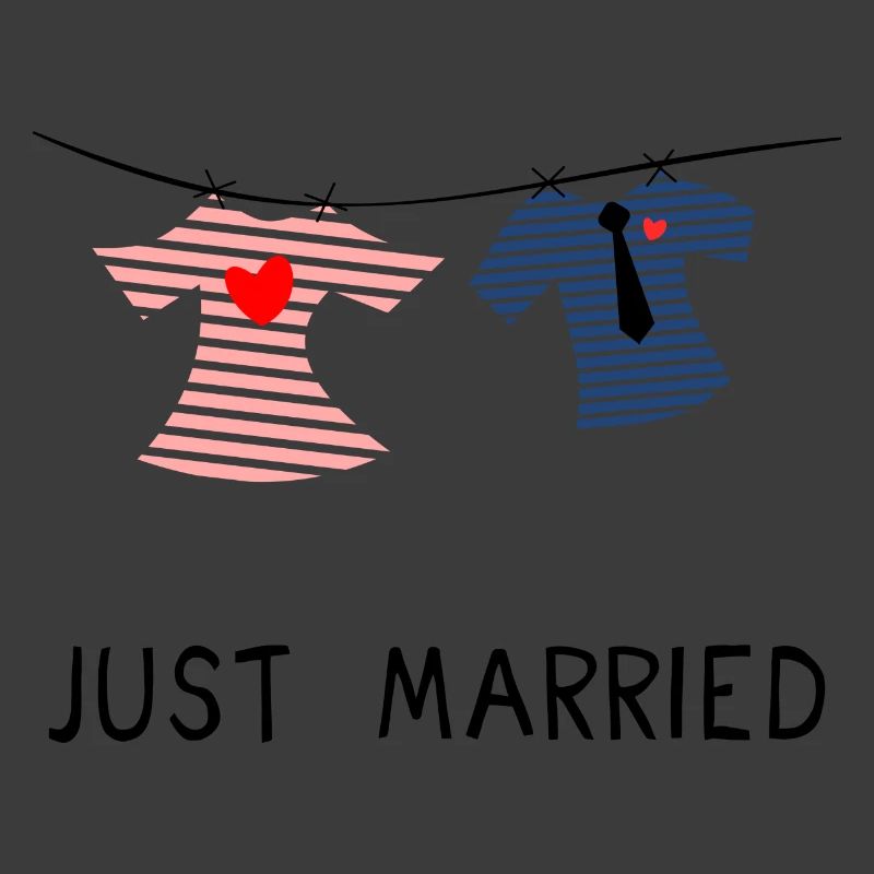 JUST MARRIED. EVJF. SAINT VALENTIN. COUPLE