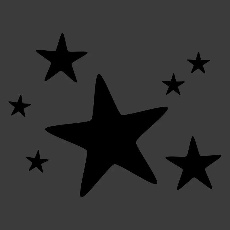 Sternengruppe einfarbig