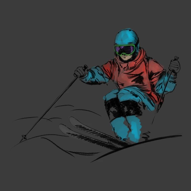 Mogul skiing
