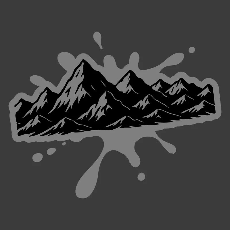 Berge Klecks