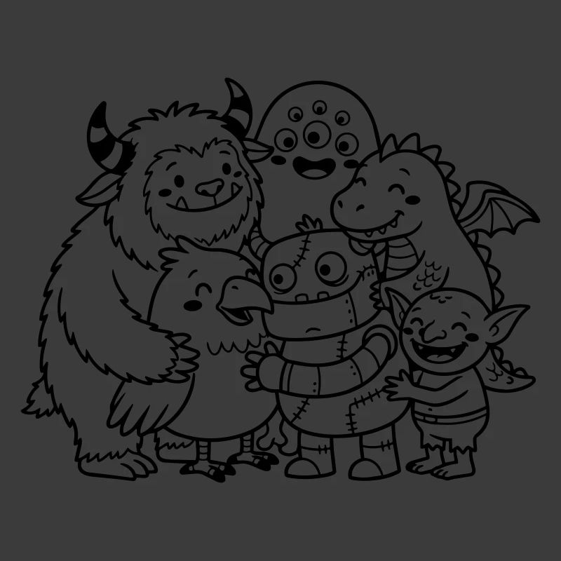 Monster niedlich
