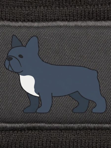 Blauer Französischer Bulldog Silhouette