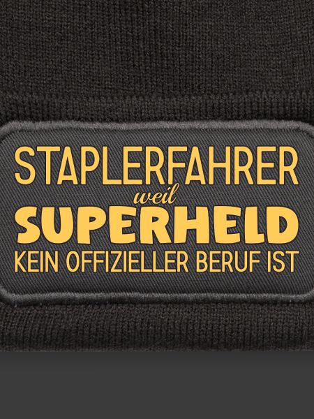 Staplerfahrer Superheld Gabelstaplerfahrer