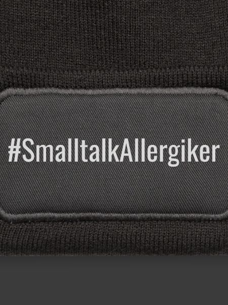 #SmalltalkAllergiker (dunkelgrau)