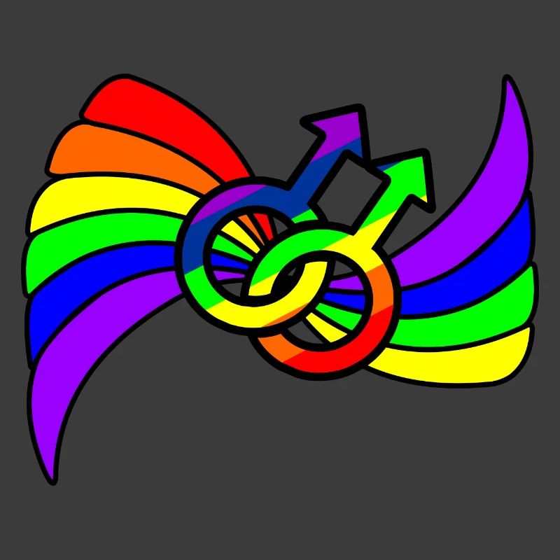 Regenbogen-Gay-Pride-Logo