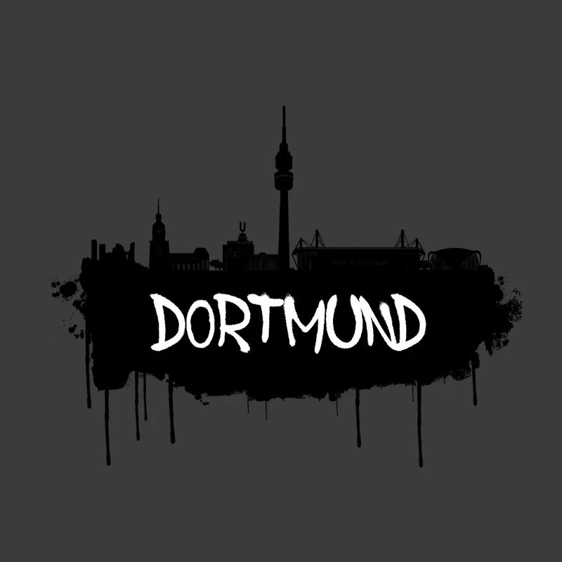 Dortmund Graffiti Skyline