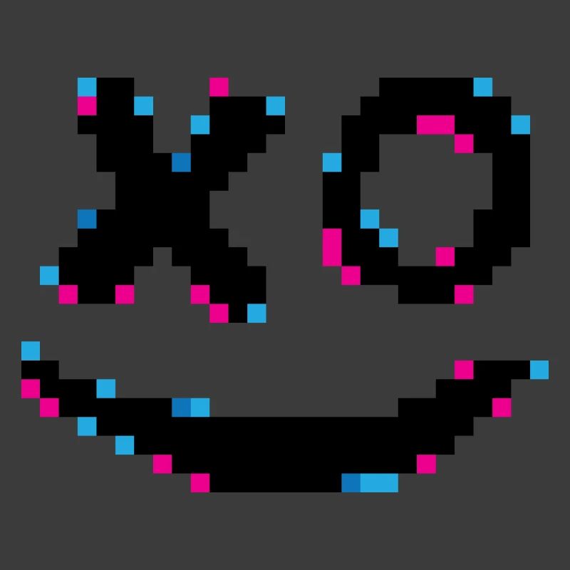 Neon-Pixel-Konfetti
